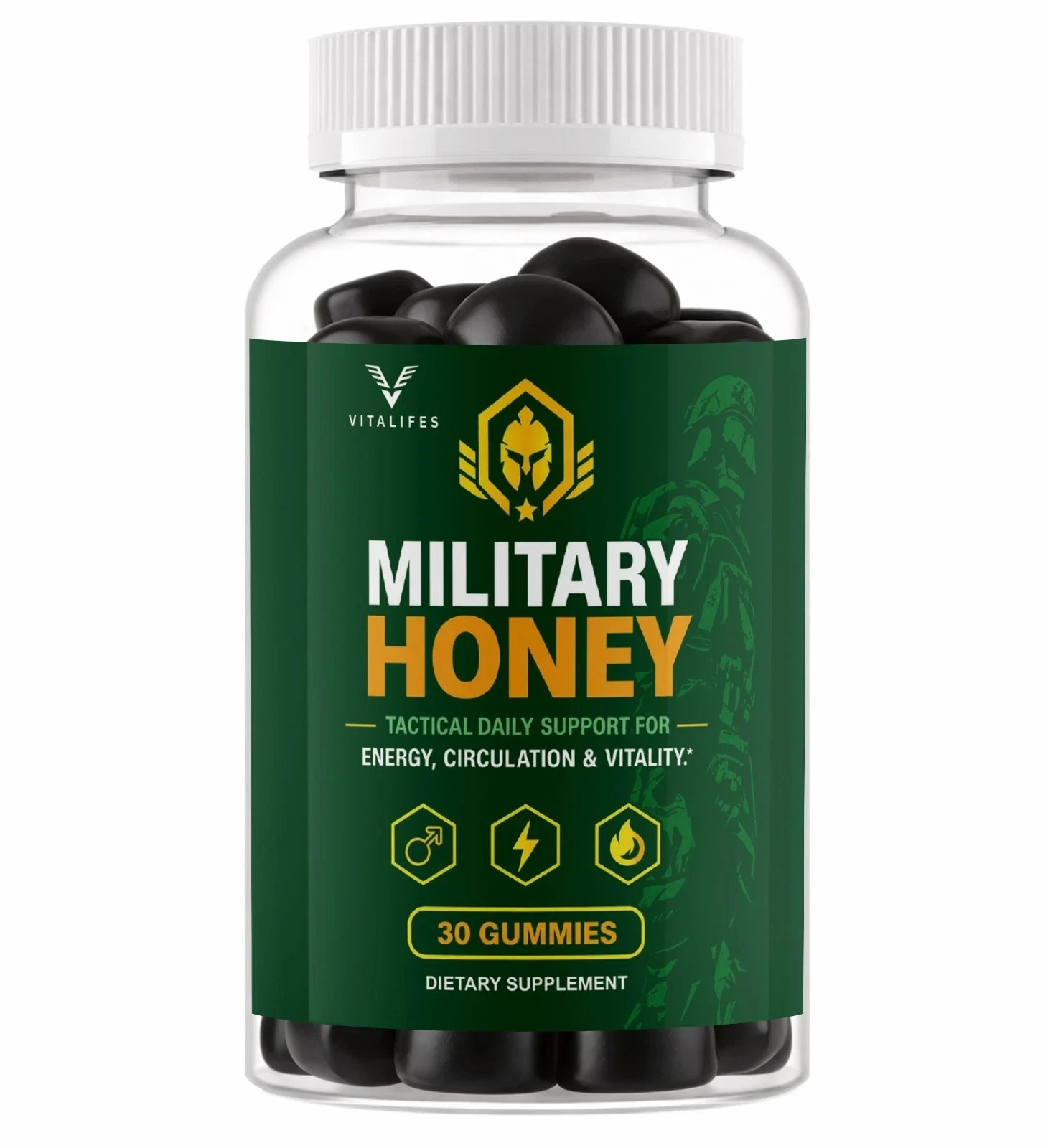 1 bottle of Military Honey gummies
